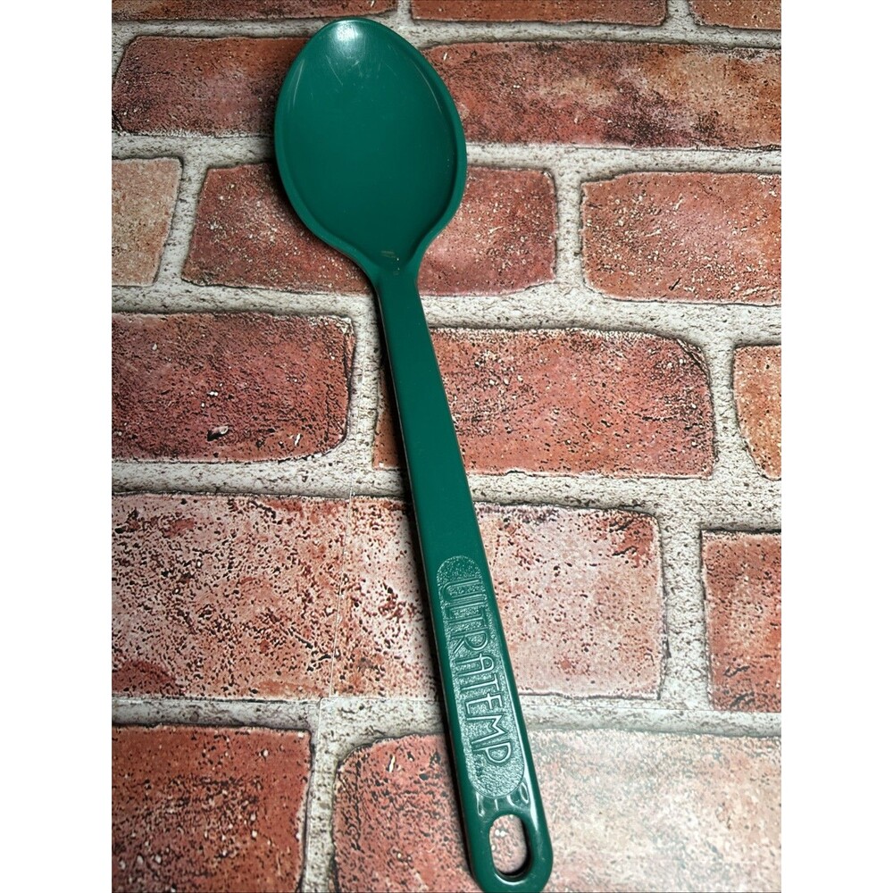 Ultratemp Made In The USA Green Solid Spoon Utensil Kitchen Serving